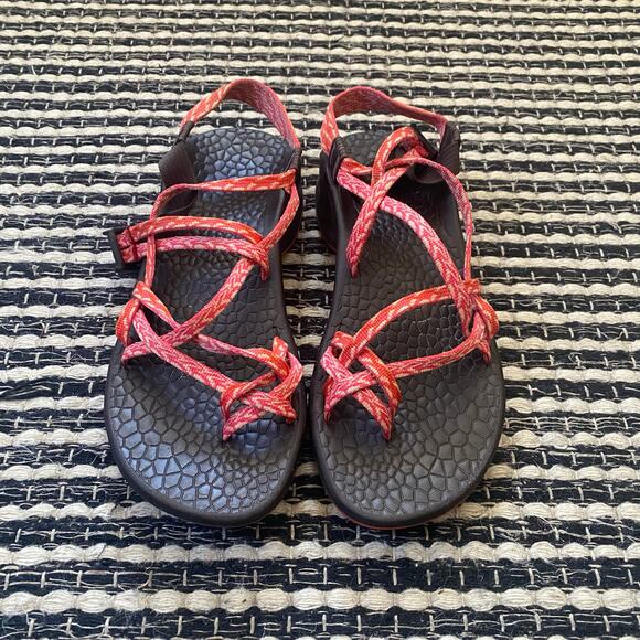 🌿Chaco Womens ZX/2 Classic Strappy Orange Sandals  10 - Picture 1 of 6